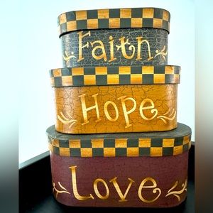 Ornamental stacking boxes